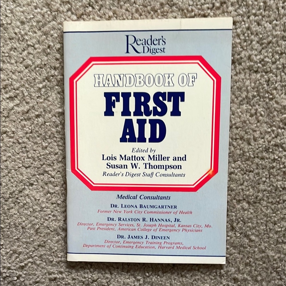 1985 Reader’s Digest Handbook of First Aid